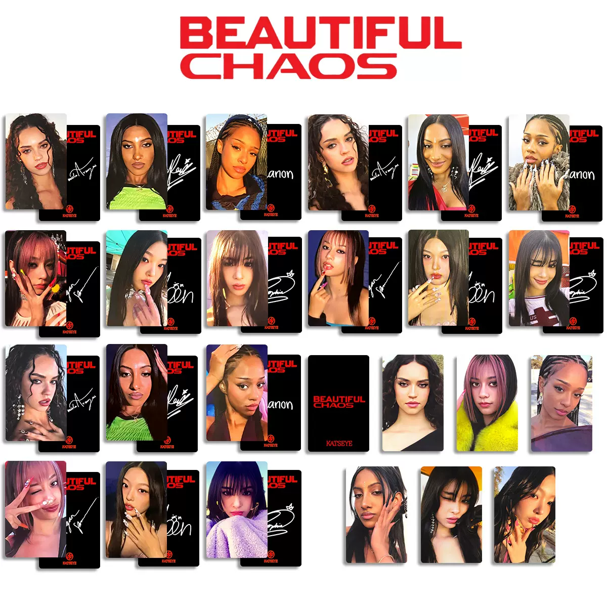 KATSEYE メーガン BEAUTIFUL CHAOS weverse トレカ KATSEYE - BEAUTIFUL CHAOS WEVERSE POB PHOTO CARD GAME BOY | eBay