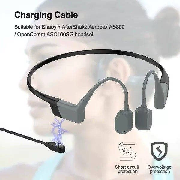 1m Charging Cable for Shaoyin AfterShokz Aeropex AS800 /-Taobao