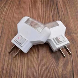 Energy-Saving Led Night Light Switch White Light Triangular Bedside Lamp Creative Home Breastfeeding Bedroom Night Light Plug-In