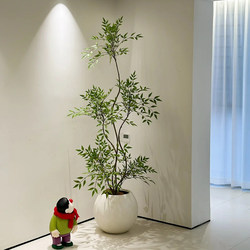 Artificial Green Plant under the Tree, High-End Light Luxury Large-Scale Simulated Plant, Fake Tree with a High-End Feel, Indoor Atmosphere Tree