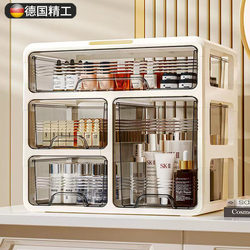 German Cosmetics Storage Box Desktop High-End Storage Rack Skin Care Products Dust-Proof Dressing Table Lipstick Storage Cabinet