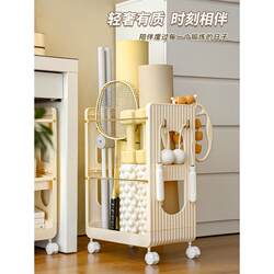 Yoga mat storage basket with wheels for household fitness equipment storage basket dumbbell storage jigs