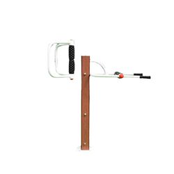 Plastic wood back massager, outdoor fitness equipment, community square, park, elderly fitness path