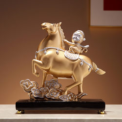 Horse Creative Living Room Wine Cabinet Ornaments Tv Cabinet Decoration Living Room Housewarming Gift Resin Crafts New Chinese Style