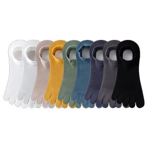 
Toe socks men's summer thin cotton socks deodorant sweat-absorbent split toe socks spring and autumn anti-athlete sports short socks