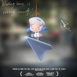 Shanghai Limited Edition Sp Cute Meditator Dream Plane Creative High-End Car Hanging Ornament Car Pendant