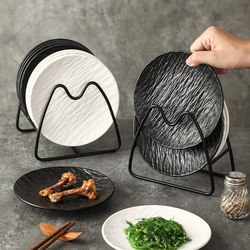 Ceramic Bone Dish, Table Storage Rack, Household Desktop Waste Tray, Bone Dish, Snack Cake Plate