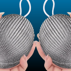 Encrypted Large Steel Wire Ball with Hanging Rope, Stainless Steel Kitchen Scrubber, Dishwashing Tool, 2 Yuan Free Shipping, Small Commodity, 88Vip