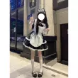 Mèo hầu gái trang phục cos lolita đen trắng cổ điển tạp dề chuông dễ thương gợi cảm lolita Plus size cosplay người hầu nam  Đồ ngủ hoá trang người hầu 