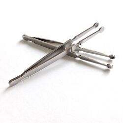 Stainless steel bead grabbing tweezers, tattoo pliers, gemstone jewelry tweezers, yes-65, other 3-5mm5-8