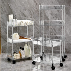 New Removable Trolley Storage Rack Multi-Layer Toy Snack Book Cabinet Household Baby Products Gap Storage