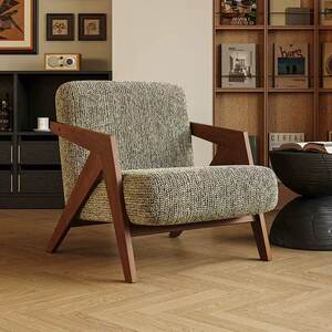 
Original Richard Chair Living Room Medium Style Single Sofa Chair Designer Balcony Home Leisure Solid Wood Sofa Chair