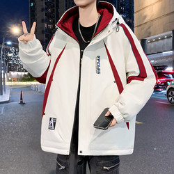 Men's Jacket 2026 Spring and Autumn New Style Youth College Style Hooded Trendy Loose Casual Student Jacket