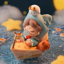 Dodosugar Wendy Follows the Moon, Trendy Blind Box Cute Figurine Desktop Ornament Birthday Gift for Girls