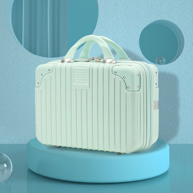 Souvenir suitcase suitcase makeup bags and luggage for women light O skin mini East corner storage box
