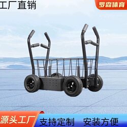 Fitness Sled Weight-Bearing Tank Vehicle with Adjustable Single/Double Resistance, High Wall Obstacle, Physical Fitness Outdoor Development Training Device