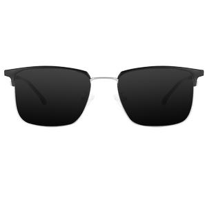 
Jingbang Color Changing Anti-Blue Light Glasses Myopia Men's Large Face Black Frame Eyebrow Line Glasses Frame Can Be Equipped With Degree Eye Frames