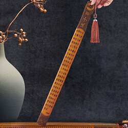 Tatanice Ruler, Teaching Whip, Rattan Stick, School Classroom Rules, Chinese Classical Culture Stationery, Gift for Teachers and Classmates