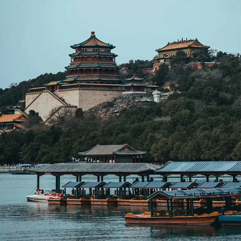 含机票 北京旅游故宫博物院圆明园长城颐和园天安门升旗5天有小团