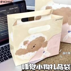 Creative and Cute Horizontal Birthday Gift Bags Collection, Storage Bags, High-Quality Cardboard Tote Bags, Large Gift Bags