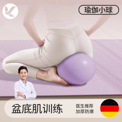 Yoga Ball Pelvic Floor Muscle Training Ball for Adults, Postpartum Recovery Core Ball, Explosion-Proof 20cm Kegel Mini Ball
