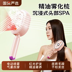 Electric Spray Airbag Comb for Women, Scalp Massage Comb, Essential Oil Misting Comb, Anti-Static Comb for Smooth and Fluffy Hair