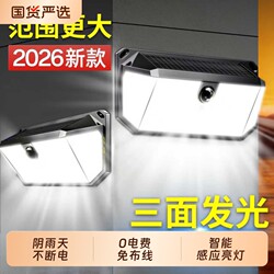 Solar Outdoor Lights, Household Garden Lights, 2026 New Model Sensor Lighting, Rural Waterproof Yard Entrance Wall Lights