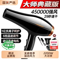 Electric Hair Dryer for Home Use, Negative Ion, Quick-Dry, Strong Wind, 2400W, Silent, Hair Care, Suitable for Hair Salons and Dormitories