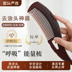 Meridian Anti-Hair Loss Oil-Removing Comb, Oil-Grain Energy Comb for Cleaning, Women's Hair Comb, Massage Comb for Removing Oil