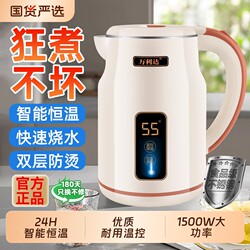 Wanlida Electric Kettle with Integrated Insulation, Smart Home Appliance, Large Capacity, Constant Temperature, Stainless Steel, 25 New Model