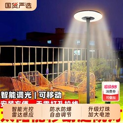 Great Wall Solar Outdoor Light Garden Light Household Street Light Garden High Pole Lighting Outdoor Sensor Terrace Waterproof