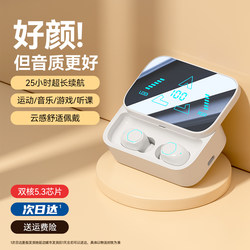 2025 New Bluetooth Headset, Wireless, True Noise Reduction, Low Latency, Suitable for Gaming, Sports, Running, Long Battery Life, Large Battery Capacity