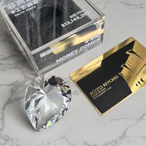 
Africa Heart Model Delta Action Peripheral Room Card Toy Model Africa Star Diamond Sale Ornament