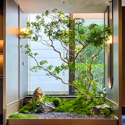 High-Quality Sss-Grade Artificial Horsewood Large Fake Tree for Landscaping, Indoor Window Display, Floor-Standing Landscape Green Plant Decorative Tree