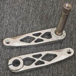 Mountain bike crank BSA hollow integrated 165/170/175mm bicycle chainring, bottom bracket crank modification kit