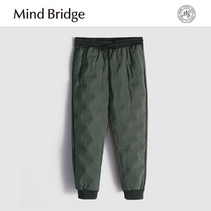 
Mind Bridge2025 autumn and winter new men's outdoor 90 white duck down tying feet wrinkle-resistant windproof down pants