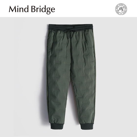 
Mind Bridge2025 autumn and winter new men's outdoor 90 white duck down tying feet wrinkle-resistant windproof down pants