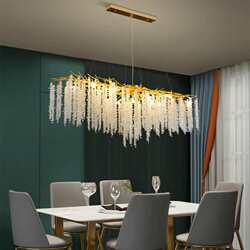 Italian light luxury high-end crystal chandeliers designer villa living room bedroom dining room model room exhibition hall chandeliers