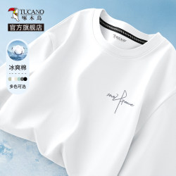 Woodpecker Ice Silk Short Sleeve Men's Summer Cool Quick-Drying Thin Breathable T-Shirt Men's Loose Casual Sports Half Sleeve Y