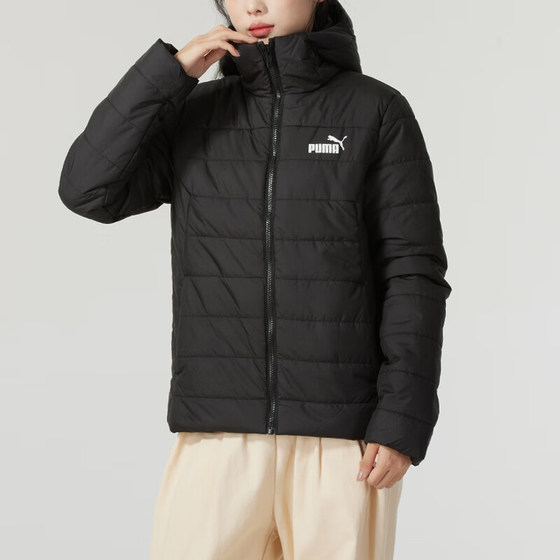 
Puma/Puma genuine autumn and winter new women's hooded warm outdoor casual cotton jacket672279-01
