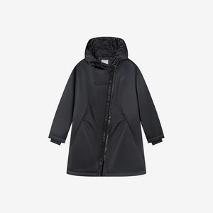 
New Balance/NB genuine winter new style women's loose warm hooded cotton jacket NCNQ848012-BK