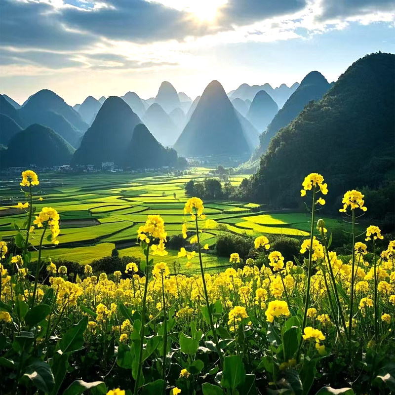 私家团贵州旅游纯玩5天4晚黄果树万峰林万峰湖马岭河5天4晚情侣