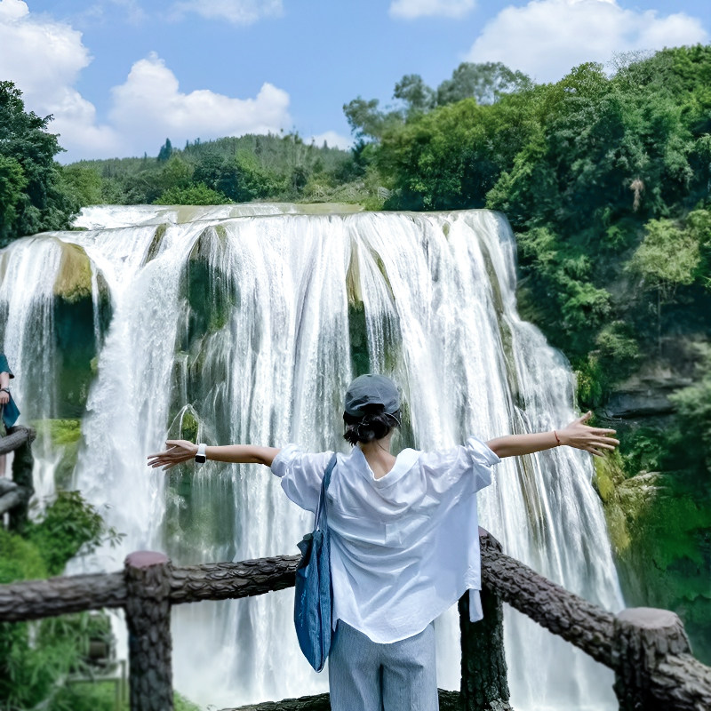 2-8人小团贵州旅游纯玩3天2晚跟团游黄果树小七孔西江苗寨纯玩团