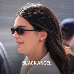 2026 New Kendall Jenner Style Cat-Eye Sunglasses for Women, Small Face Narrow Frame Oval Prescription Sunglasses, Uv Protection