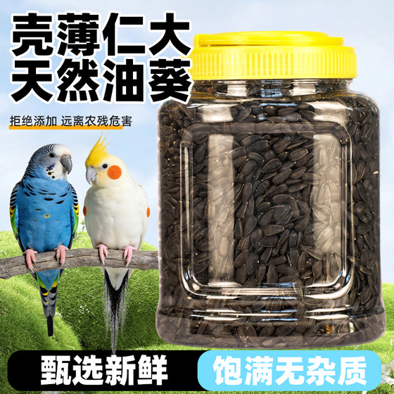 
Parrot training snacks, sunflower seeds, bird food, black pearl special feed, nutritious molar bird food as a reward