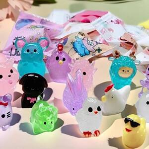 
Mini animal luminous blind bag cartoon toys independently packaged for children Children's Day gifts