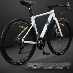 Permanent Aluminum Alloy Road Bike 700C Blueprint Manual Transmission Integrated Student Adult Men and Women Ultra-Light Road Bicycle Racing