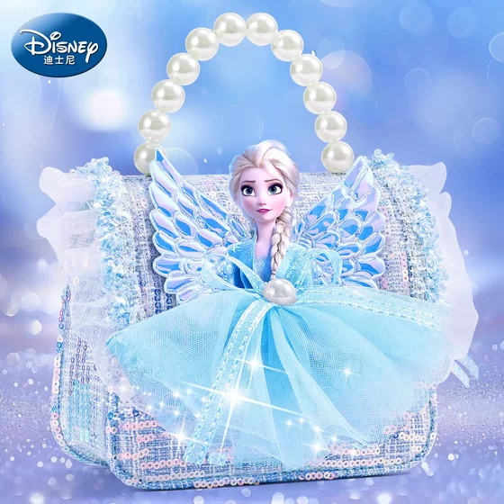 Children's Bag Women's Frozen Elsa Princess Crossbody Portable Cute 2026 New Year's Lucky Money Small Bag