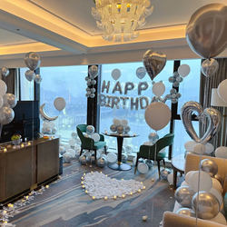 Birthday Decoration Hotel Balloon Scene Boy Girl Coming-Of-Age Ceremony Home Party Decoration Background Wall Children's Props