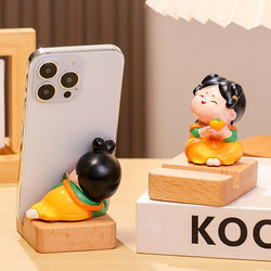 Tang Dynasty Lady Desktop Phone Stand Ornament, a Great Gift for Lazy People Who Want to Watch Dramas, a Small Gift for Girls, a Small Decoration for the Cashier Counter